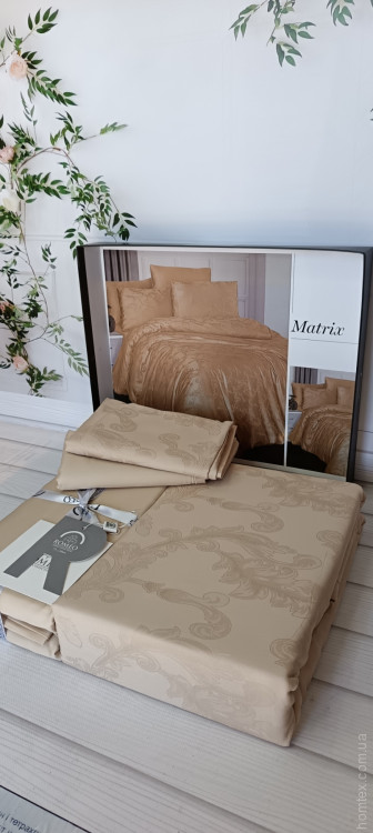 Постельное белье Romeo Home сатин - жаккард Matrix евро