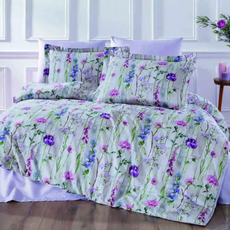 Постільна білизна Tivolyo Home Clematis євро