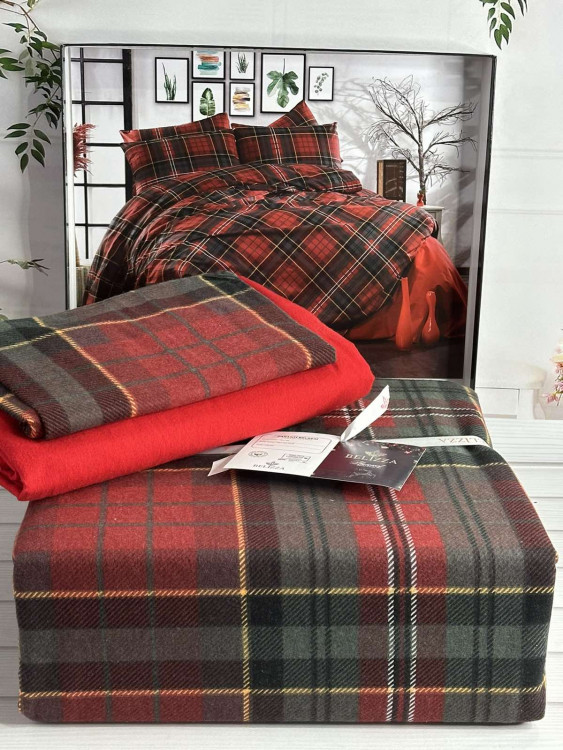 Постельное белье Belizza Фланель Red Rose евро Постельное белье Belizza Фланель Red Rose семейный