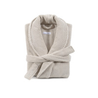 Халат unisex Lotus Home Болд New Microcotton beige махровий S
