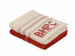 Набор полотенец Beverly Hills Polo Club 355BHP1267 Botanik Brick Red, Cream 50x90 см 2 шт.