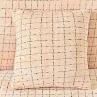 Декоративная наволочка микрофибра Homytex 45x45 см кремовая Декоративная наволочка микрофибра Homytex 45x45 см кремовая