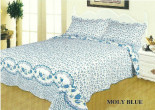 Покривало Dophia Ibiza Moly blue 220x250 см + 2 шт. наволочки