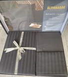 Постельное белье Altinbasak Infinity Shadows поплин в полоску евро