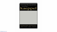 Простирадло на гумці фланель Kaeppel 140-160х200+25 см срібло