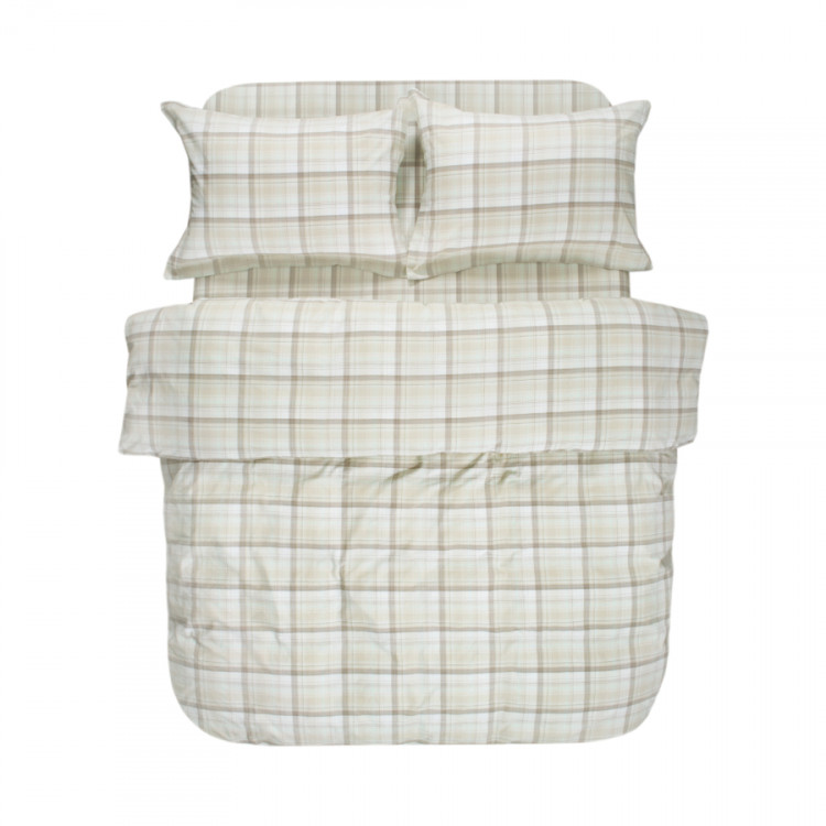Постельное белье Lotus Home Checked Madras мятный евро
