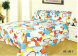 Покривало Dophia Ibiza Heart 220x250 см+2 шт. наволочки