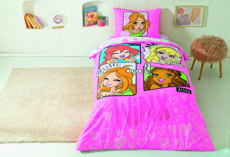 Постільна білизна TAC Disney Winx Girls club дитячий Постільна білизна TAC Disney Winx Girls club дитячий