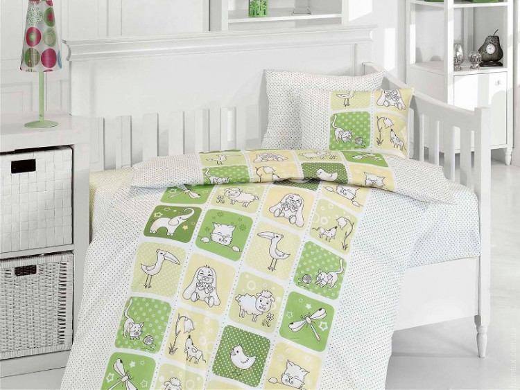 Постельное белье First Choice Luci Yesil для малышей Постельное белье First Choice Luci Yesil для малышей