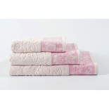 Полотенце махровое Irya Jakarli Scarlet pembe розовый  90x150 см