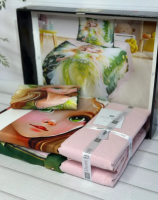 Постільна білизна ранфорс Diore 3Д модель 2, полуторний