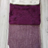 Набор ковриков для ванной Alessa 50x60 см + 60х100 см однотонный фиолетовый