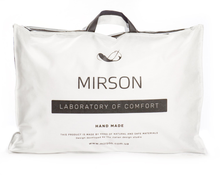 Подушка Mirson пуховая Royal Premium средняя 60x60 см