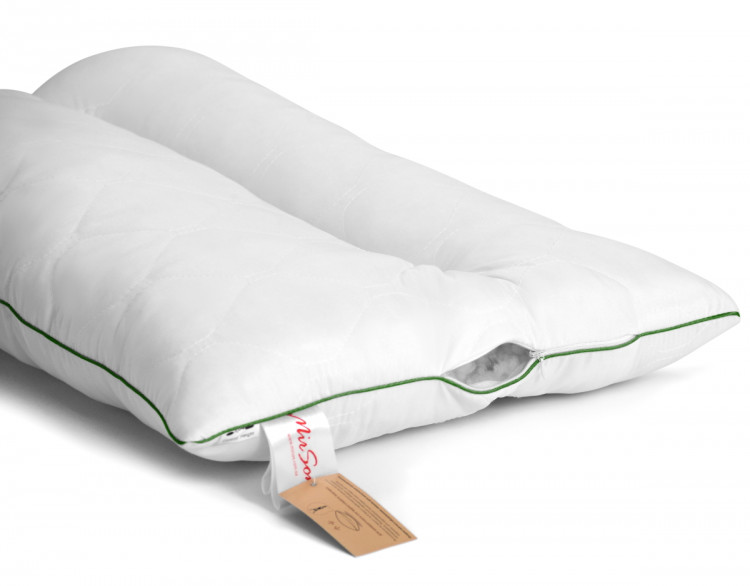 Подушка ортопедична Mirson DeLuxe Eco-Soft Aloe 50x70 см, №564 середня