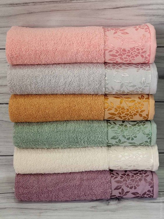 Набор махровых полотенец Mame Home 70x140 см из 6 шт, модель 10