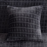 Декоративная наволочка микрофибра Homytex 45x45 см темно-серая