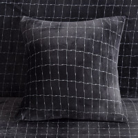 Декоративная наволочка микрофибра Homytex 45x45 см темно-серая Декоративная наволочка микрофибра Homytex 45x45 см темно-серая