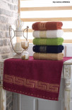 Набор махровых полотенец Cestepe Vip Cotton Greksia из 6 штук 50х90 см