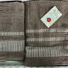 Набор полотенец Arya Hera коричневый 50х90 см + 70x140 см