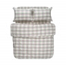 Постельное белье Lotus Home Checked Madras серый евро