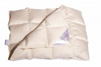 Одеяло пуховое Мона Lux 90% серый пух 1000г 140х205 см