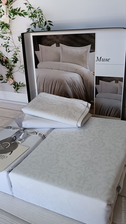 Постельное белье Romeo Home сатин - жаккард Muse евро