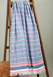 Полотенце пляжное Barine Sailor Oranj-Navy 90х160 см 