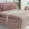 Плед акриловий Romeo Home Zeynep pudra 220x240 см