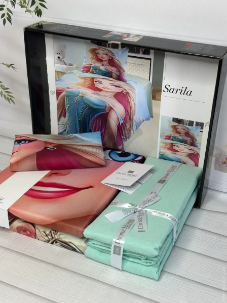 Постільна білизна ранфорс Diore Sarila полуторний