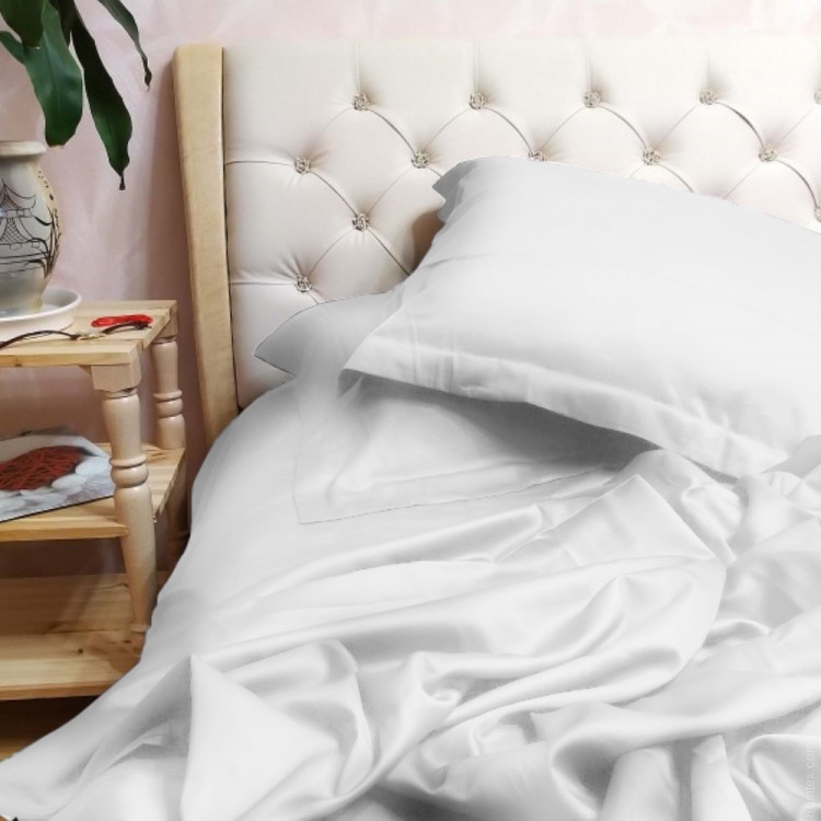 Простирадло Mirson 23-0009 Serena штучний шовк 90x190 см на гумці по периметру 94302