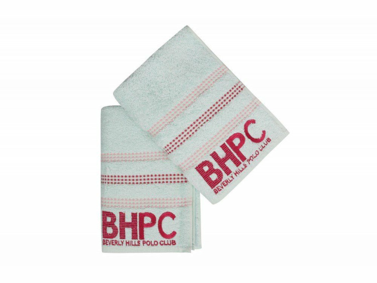 Набір рушників Beverly Hills Polo Club 355BHP1452 Botanik Mint (м'ятний) 70x140 см 2 шт