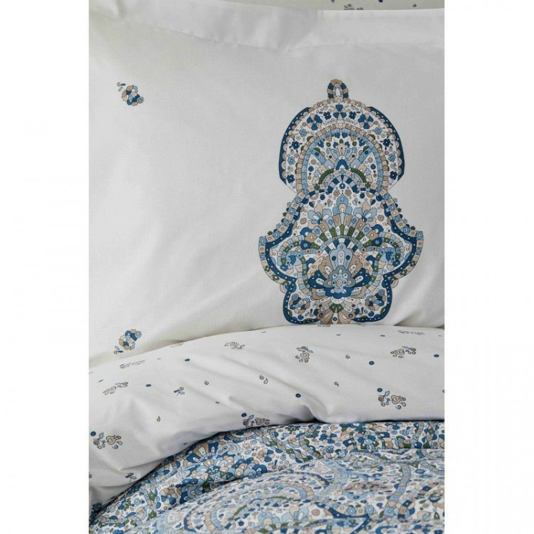 Набор постельное белье с пледом Karaca Home Quatre delux murdum 2020-1 фиолетовый евро
