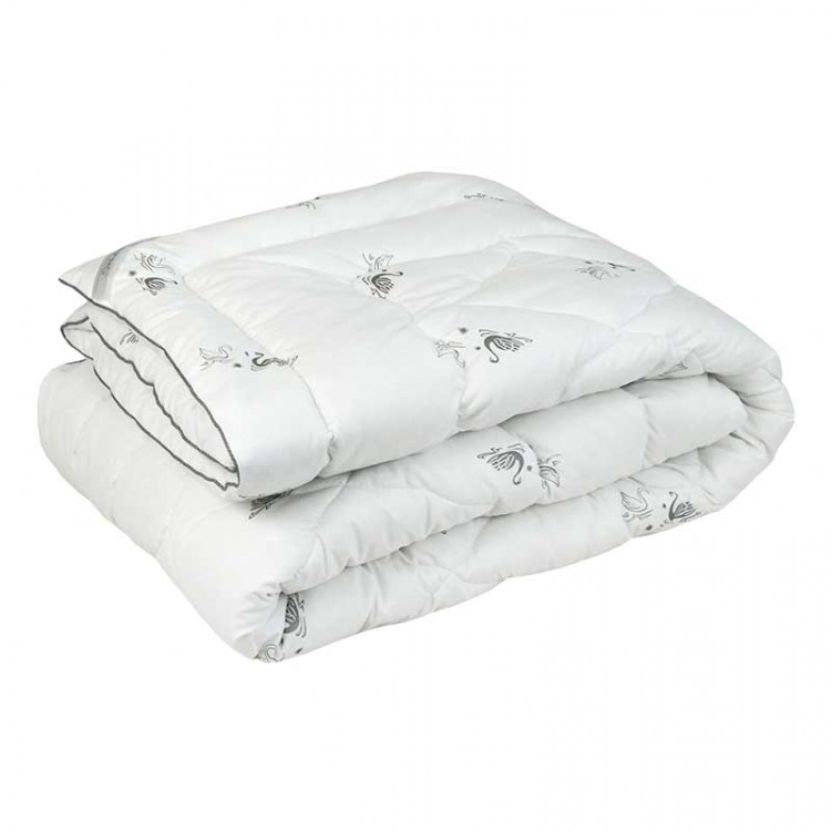 Одеяло Руно из искусственного лебединого пуха "Silver Swan" демисезонное 200х220 см