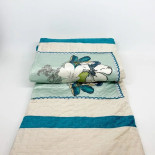 Покрывало с наволочками Prestij Textile велюровое стеганное 230x250 см, модель 227595