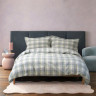 Постельное белье Lotus Home Checked Madras зеленый евро