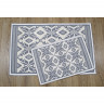 Набор ковриков для ванной Irya Marlina gri серый 40x60 см + 60x100 см