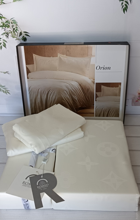 Постельное белье Romeo Home сатин - жаккард Orion евро