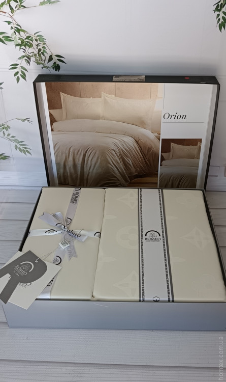 Постельное белье Romeo Home сатин - жаккард Orion евро