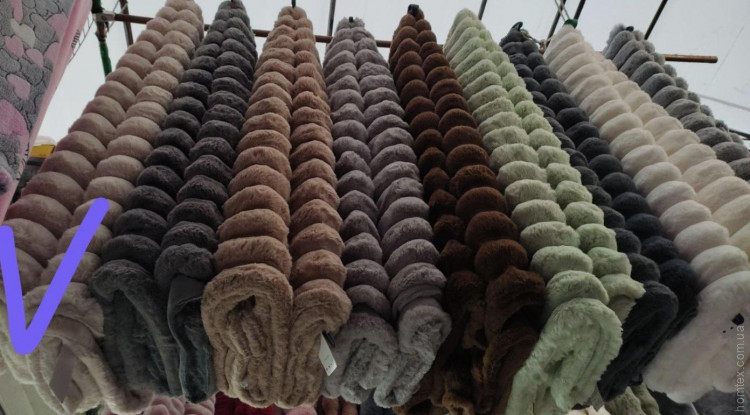 Плед - Покрывало Home Textile Кролик 200x230 см с искусственного меха, цвета по фото 