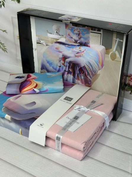 Постільна білизна ранфорс Diore модель 3, полуторний 