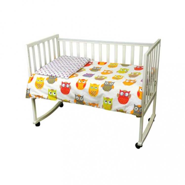Постельное белье в детскую кроватку Руно "Совы"