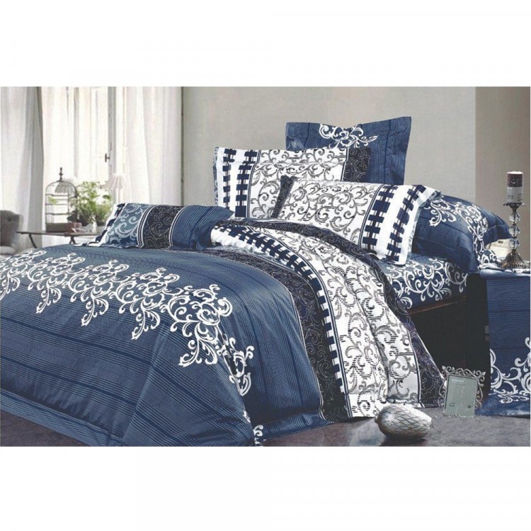 Пододеяльник Mirson 20-0007 Norina бязь двуспальный 175х210 см