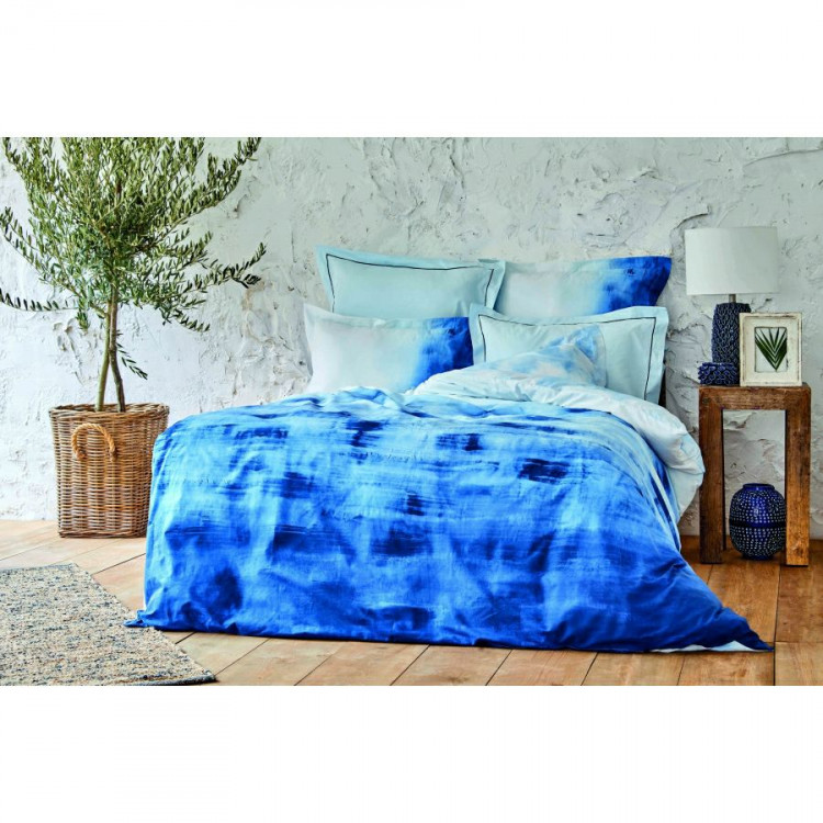 Постельное белье Karaca Home Batis mavi 2020-2 голубой евро