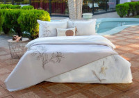 Набір постільної білизни покривалом - піке Sarev Eva Meloni bej євро