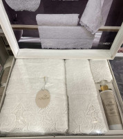 Набір рушників La Maison Mely з 3 шт. 30х50 см+ 50х90 см +70x140 см з парфумом