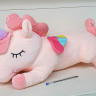Плед Koloco с мягкой игрушкой 110x150 см Единорожка розовая