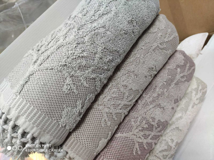 Набор махровых полотенец Pupilla Pure из 4-х шт. 70x140 см