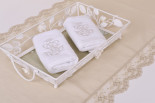 Скатерть Gul Guller Reyhan beige 50x150 см
