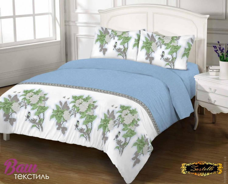 Постельное белье Zastelli 20254 Скворцы бязь полуторный