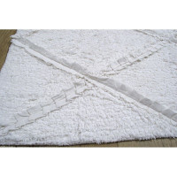 Набор ковриков для ванной Irya Nadia beyaz белый 40x60 см + 60x90 см